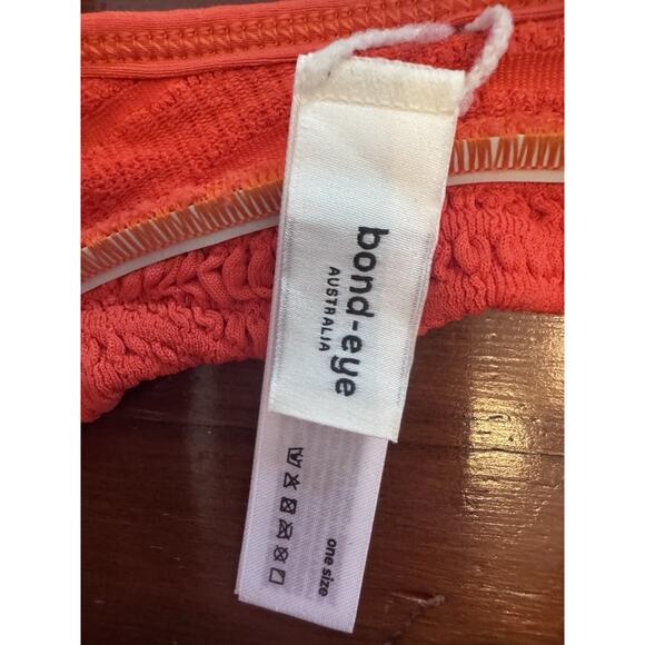 Bond-Eye the selena bikini top Orange - one size NWT - Picture 2 of 4